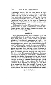 J. Evans, The Coins of the Ancient Britons, Supplement (London 1890), pp. 530-531 (Amminus: no bronze recorded), p. 530
