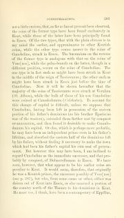 J. Evans, The Coins of the Ancient Britons (London: J. Russell Smith, 1864), pp. 198–203 and pl. IV; public domain, scan archive.org coinsofancientbr00evan, p. 201