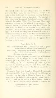 J. Evans, The Coins of the Ancient Britons (London 1864), p. 332: the reading TASC . FIL, 'Tasciovani Filius', on Cunobelin's coins (pl. XII.4), p. 332