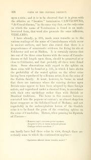 J. Evans, The Coins of the Ancient Britons (London 1864), p. 338: VERLAMIO and CAMVLODVNO as the ablative or 'locative' form of the town names, 'At Verulamium', 'At Camulodunum', p. 338