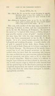 J. Evans, The Coins of the Ancient Britons (London 1864), p. 416: the British gold types as degenerate copies of 'the noble laureate head and the spirited biga on the Macedonian prototype', Page