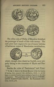 J. Y. Akerman, An Introduction to the Study of Ancient and Modern Coins (London 1848), § 7 'Ancient British Coinage', pp. 98-106 (woodcuts); public domain, scan archive.org introductiontost00akeruoft, p. 101